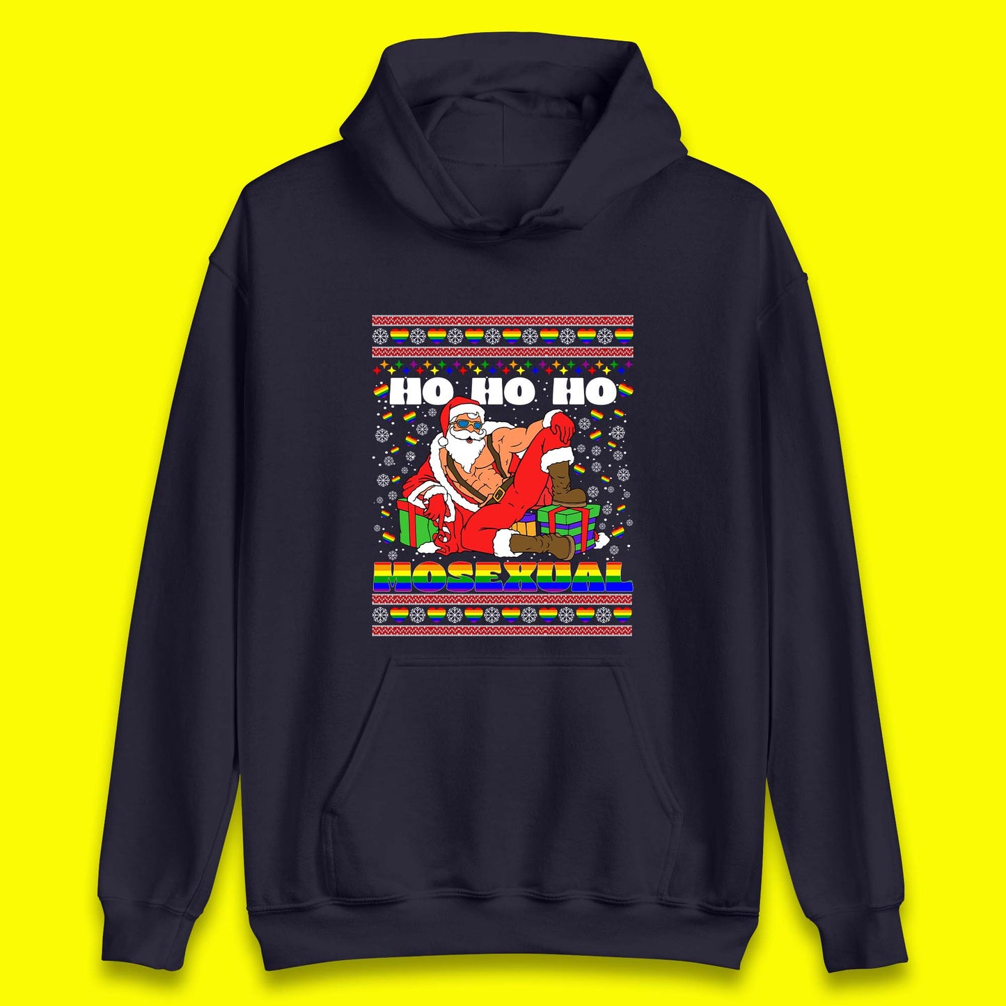 Ho Ho Ho Homosexual Christmas Unisex Hoodie