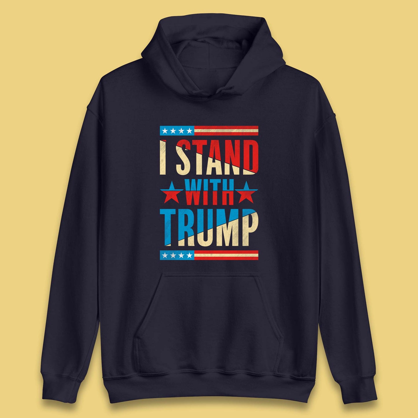 I Stand With Trump Take America Back Donald Trump Pro America Election 2024 Unisex Hoodie