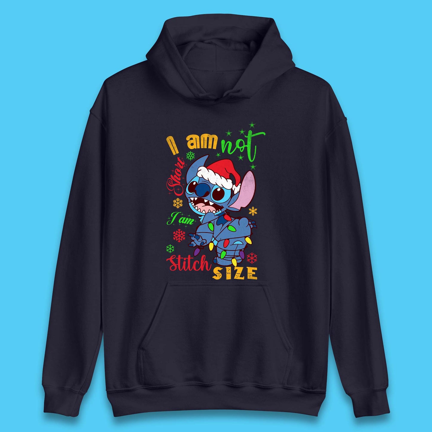 Stitch Size Christmas Unisex Hoodie