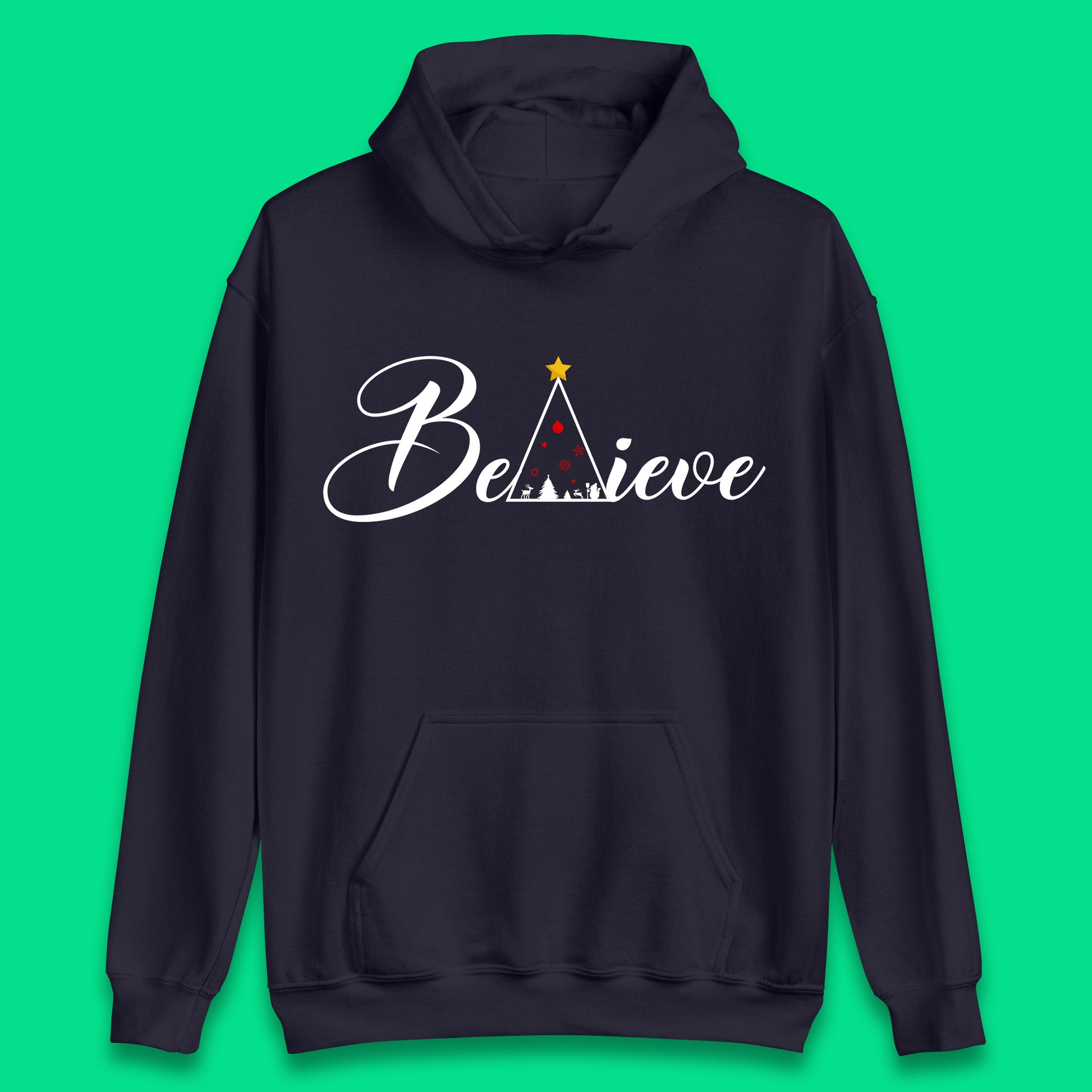 believe christmas hoodie