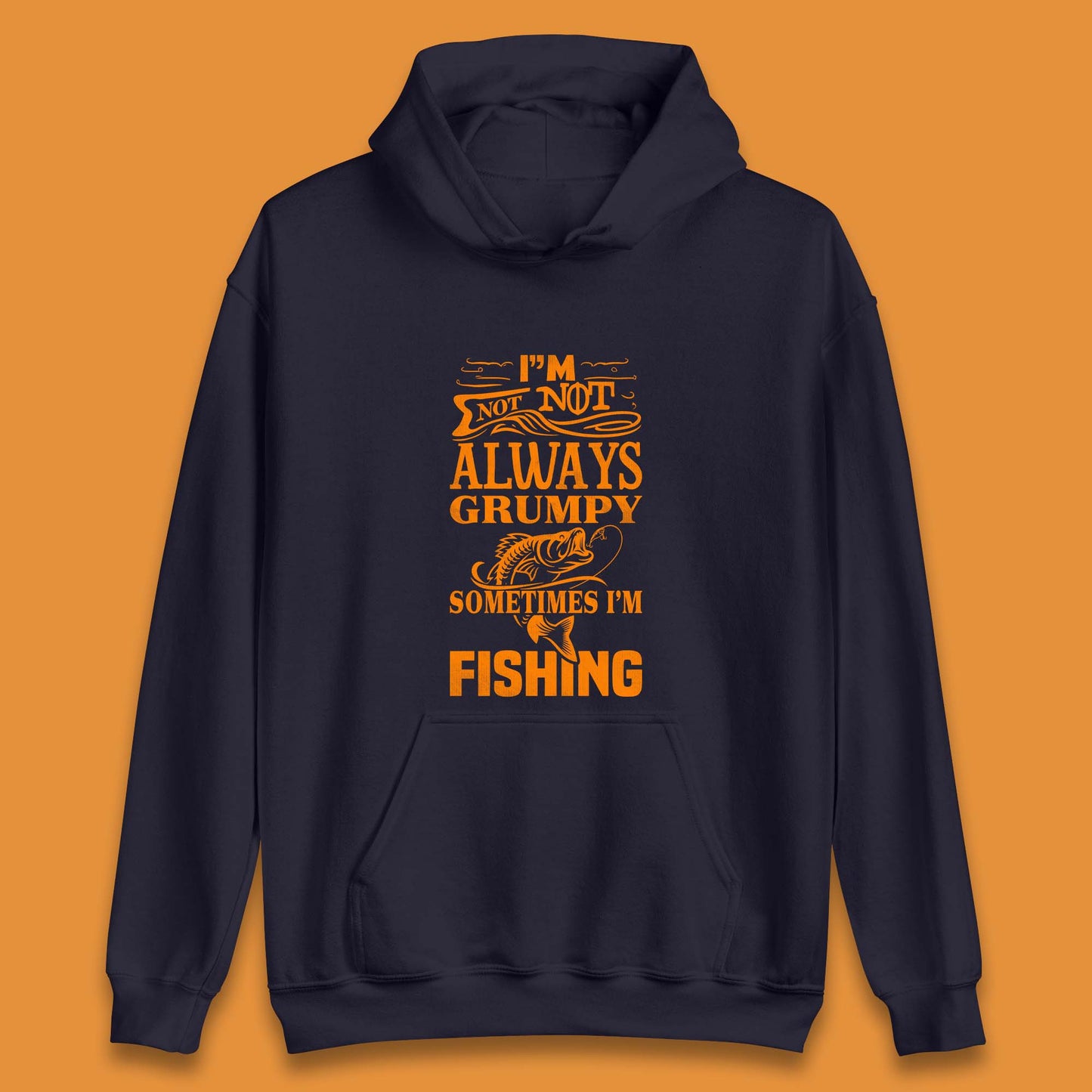 Grumpy Fisherman Hoodie