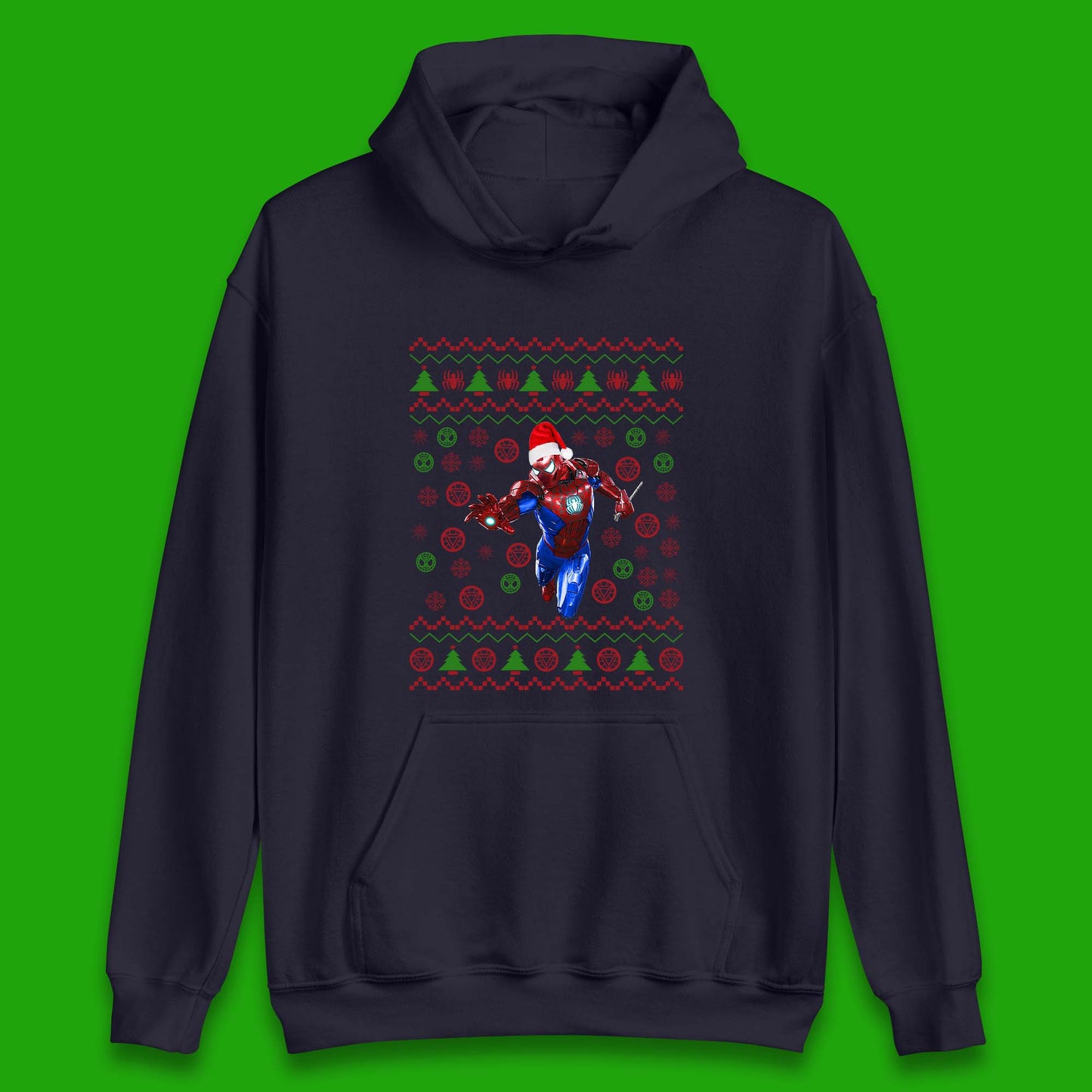 Iron Spider Man Suit Christmas Unisex Hoodie