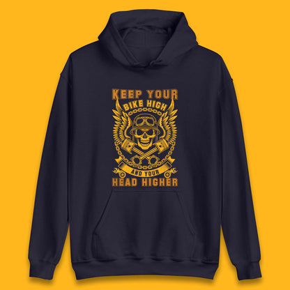 Keep Your Bike High Unisex Hoodie