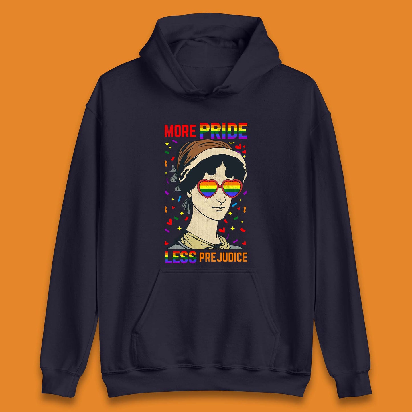 More Pride Less Prejudice Unisex Hoodie