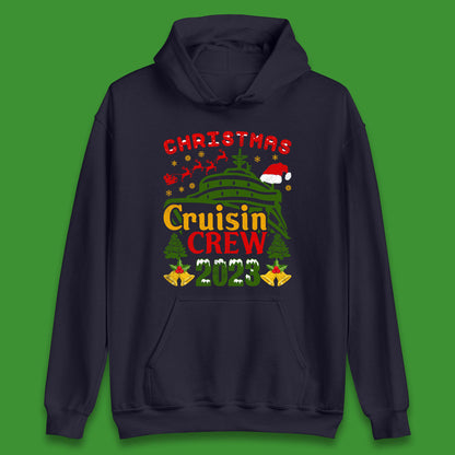 Christmas Cruisin Crew 2023 Xmas Cruise Vacation Cruising Squad Unisex Hoodie