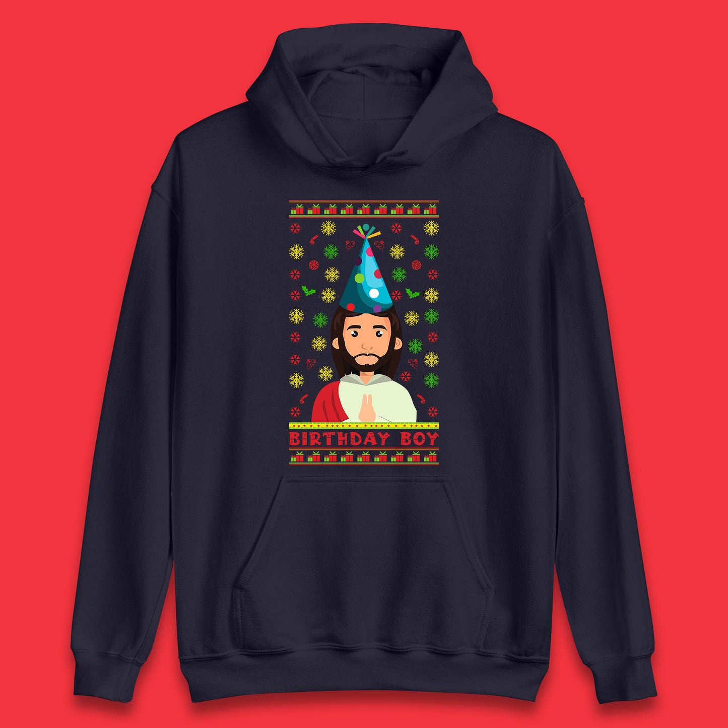 jesus birthday boy christmas hoodie