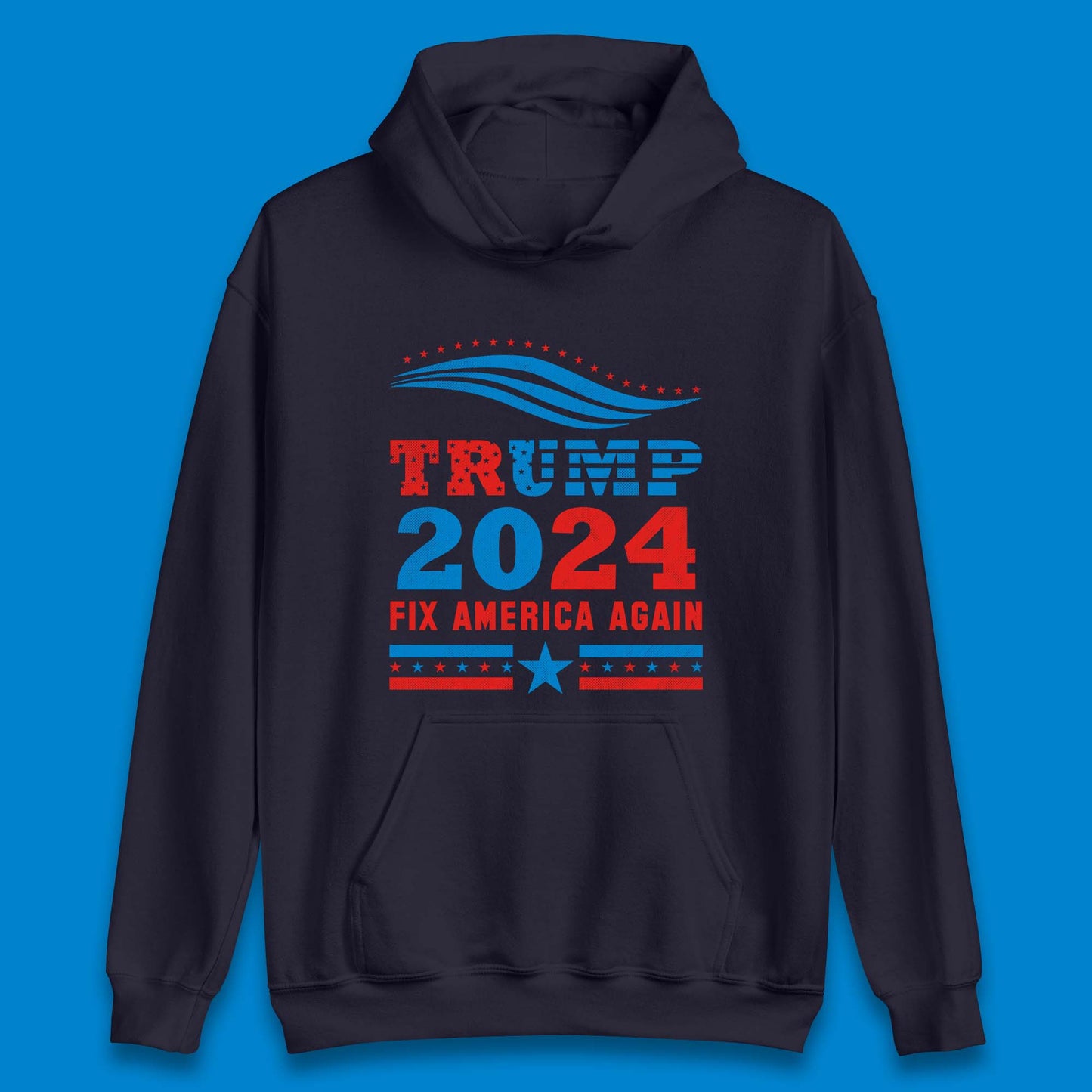 Trump 2024 Fix America Again Unisex Hoodie