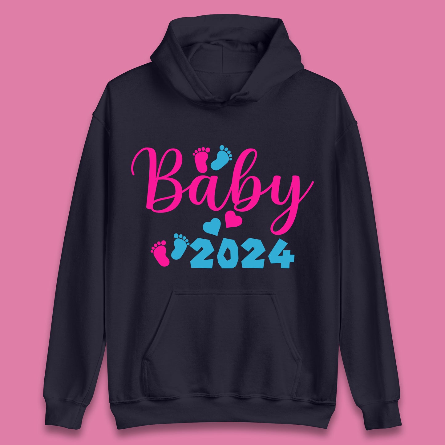 Baby 2024 Pregnancy Announcement Unisex Hoodie