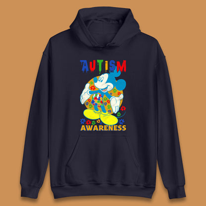 Autism Awareness Mickey Mouse Unisex Hoodie