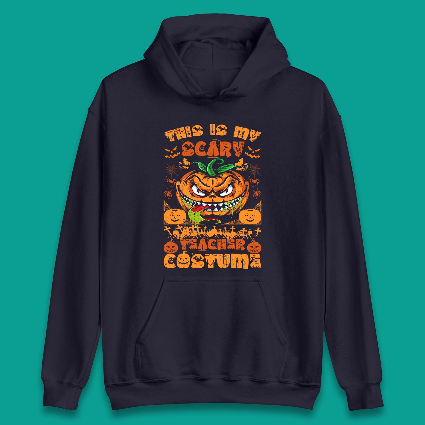 Halloween Teacher This Is My Scary Teacher Costume Back To School Teacher Appreciation Gift Unisex Hoodie