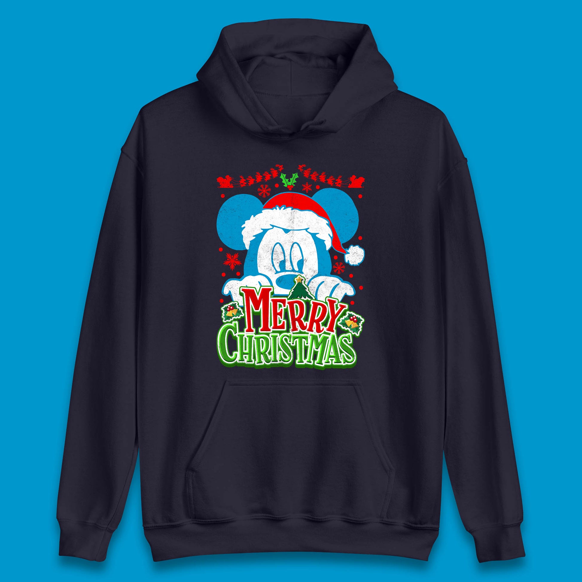 mickey mouse christmas hoodie