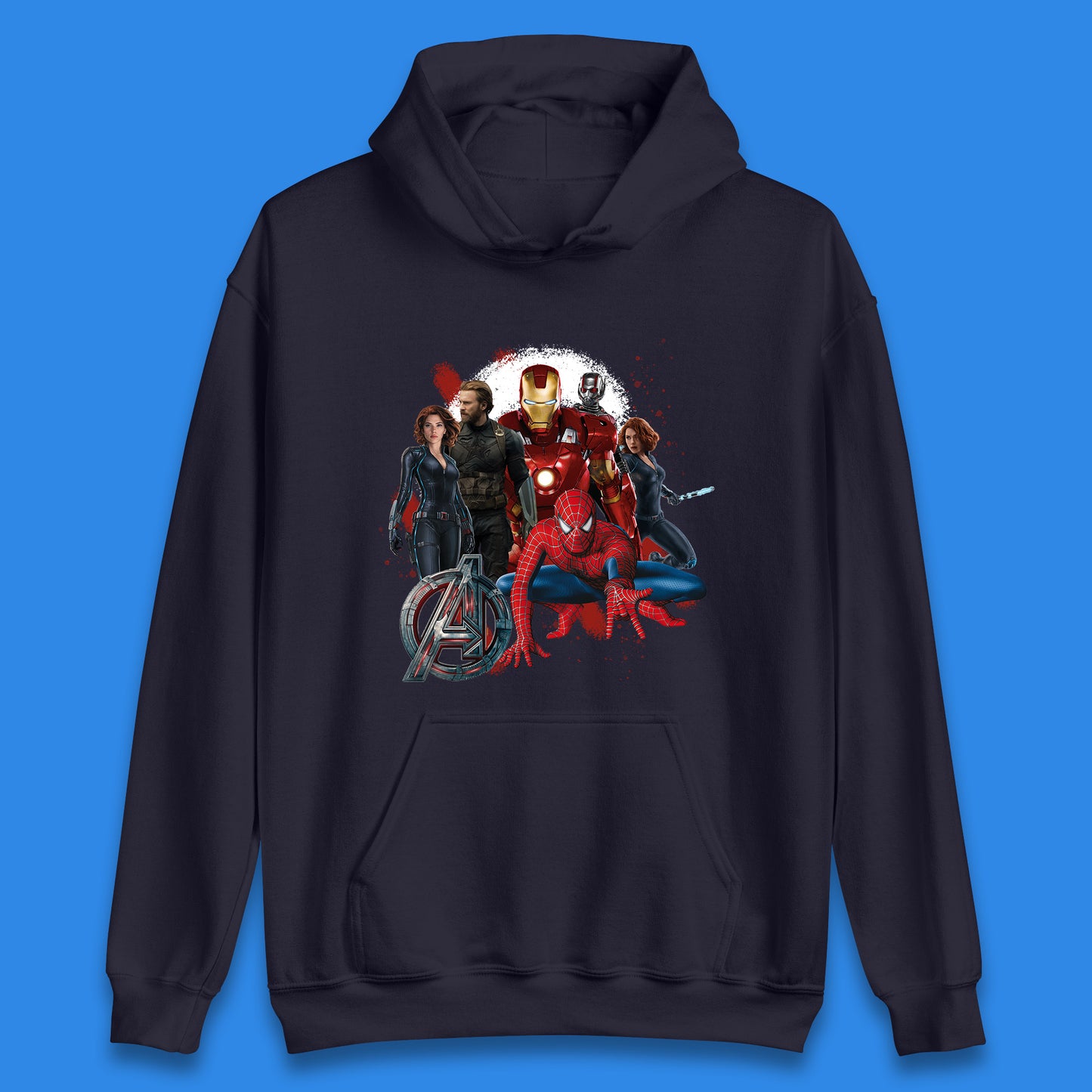 Avengers Age Of Ultron Iron Man Captain America Black Widow Ant Man Spiderman The Avengers Superheroes Marvel Comics Unisex Hoodie