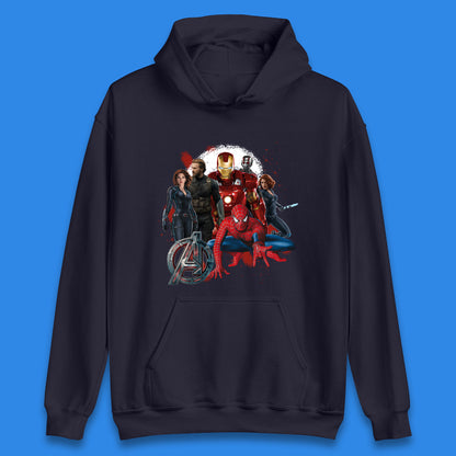 Avengers Age Of Ultron Iron Man Captain America Black Widow Ant Man Spiderman The Avengers Superheroes Marvel Comics Unisex Hoodie