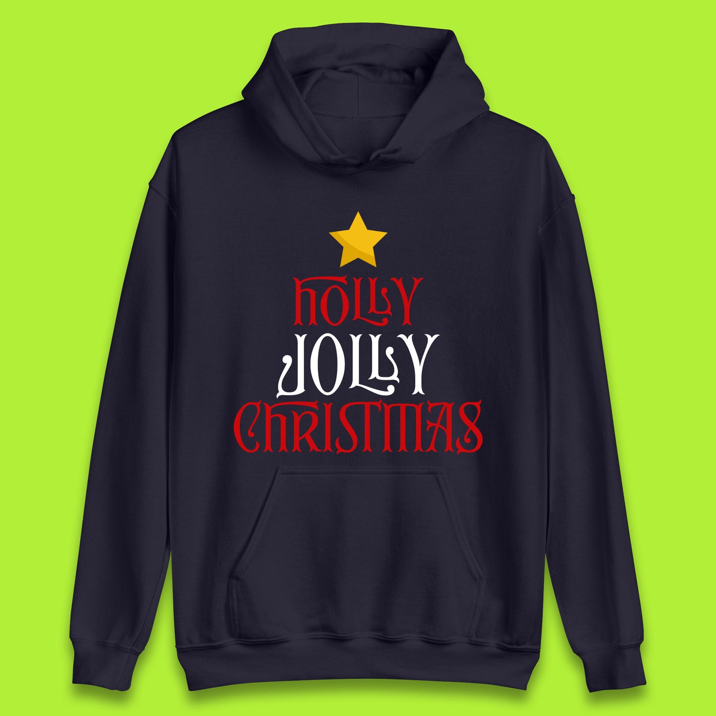 holly jolly christmas hoodie