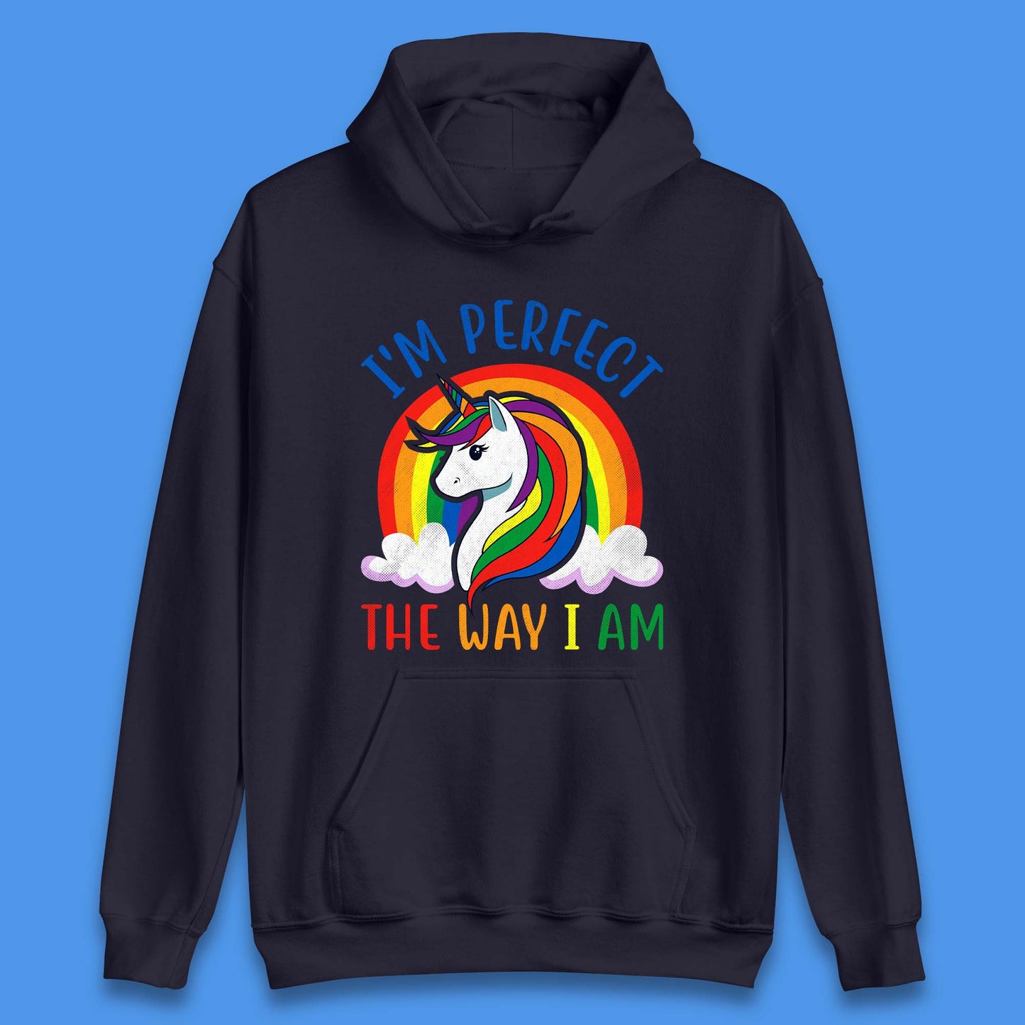 Rainbow Unicorn LGBT Pride Unisex Hoodie