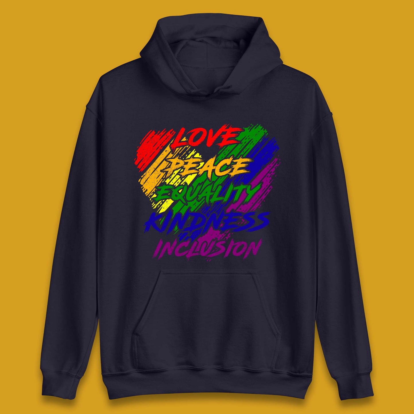 Love Peace Equality Unisex Hoodie