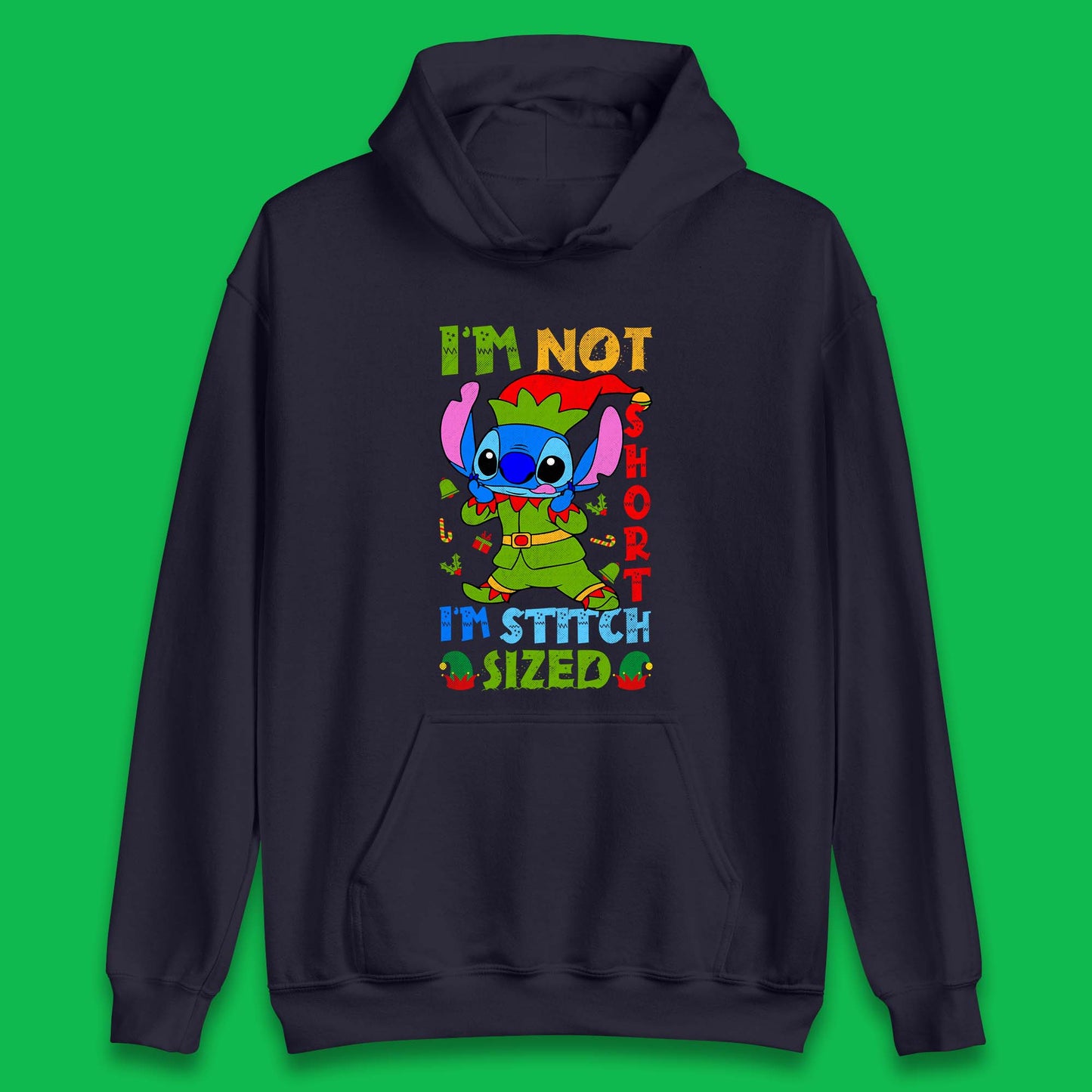 Elf Stitch Christmas Unisex Hoodie