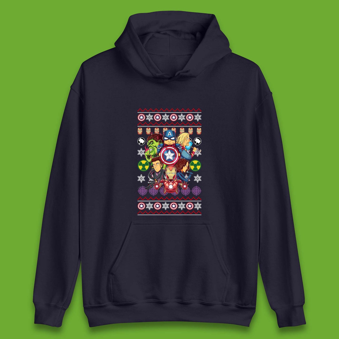 Christmas Avengers Superheroes Unisex Hoodie