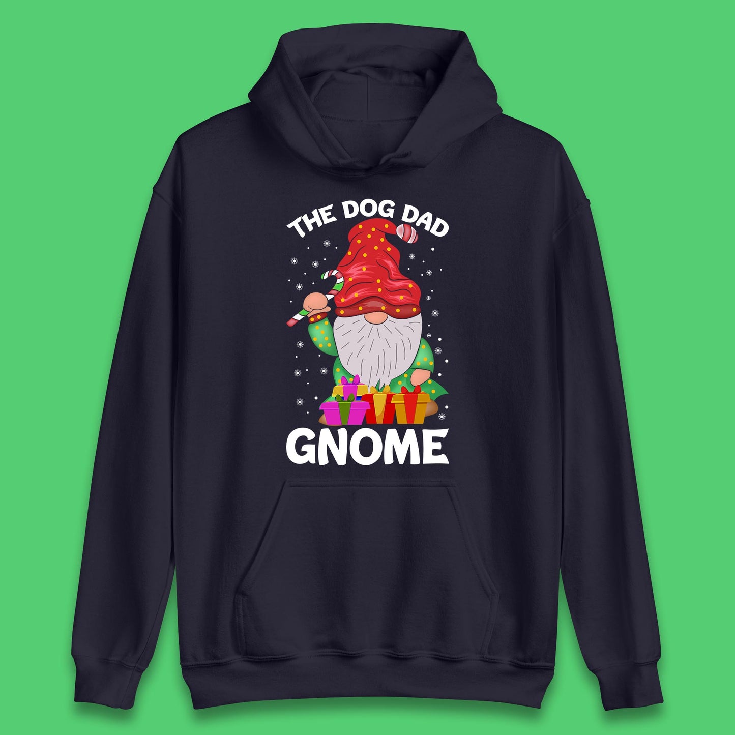 the dog dad gnome christmas hoodie