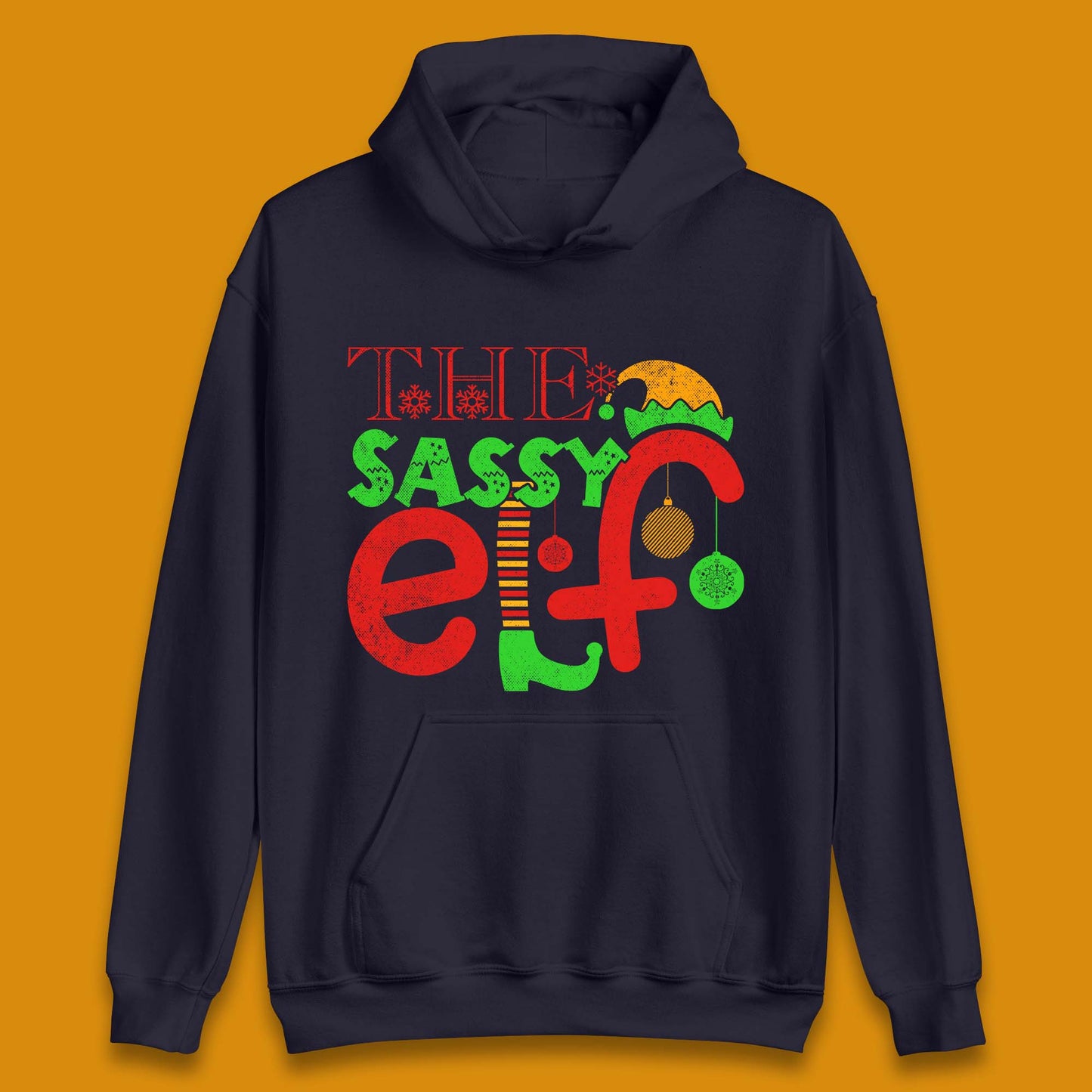 The Sassy Elf Christmas Unisex Hoodie