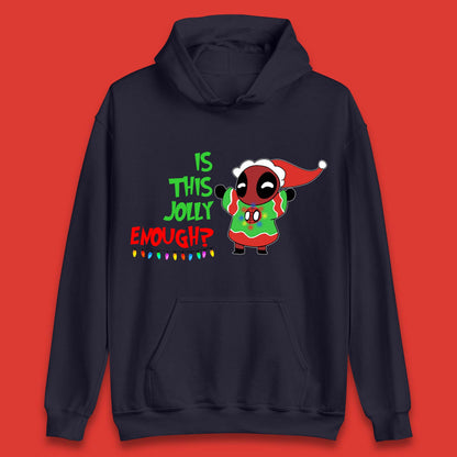 Jolly Enough Deadpool Christmas Unisex Hoodie