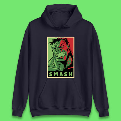 Marvels Avengers The Incredible Hulk Angry Face Smash Hulk Giant Man Hulk Superhero Movie Character Unisex Hoodie