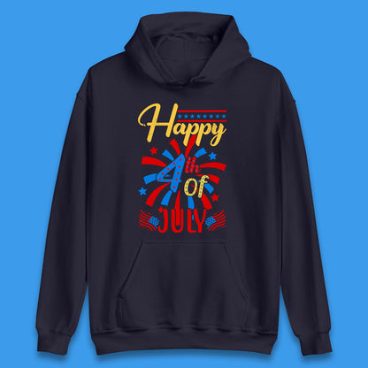 Happy 4th Of July USA Independence Day Celebration Patriotic Unisex Hoodie