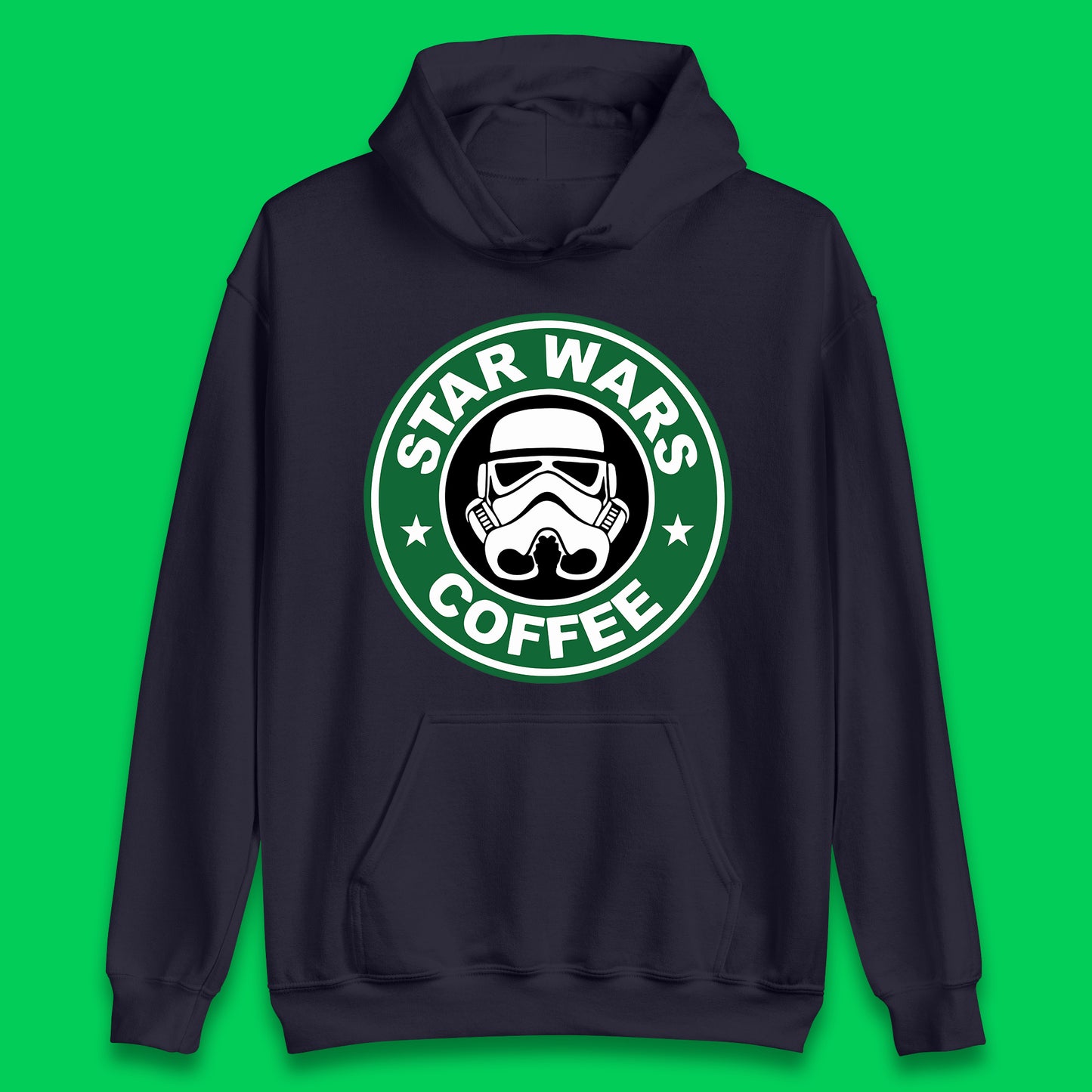 Star Wars Coffee Stormtrooper Sci-fi Action Adventure Movie Character Starbucks Coffee Spoof Star Wars 46th Anniversary Unisex Hoodie