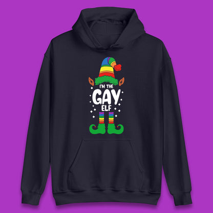 gay elf christmas hoodie