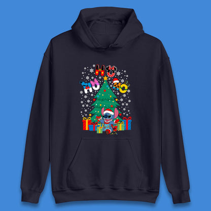 Ho Ho Ho Stitch Christmas Unisex Hoodie