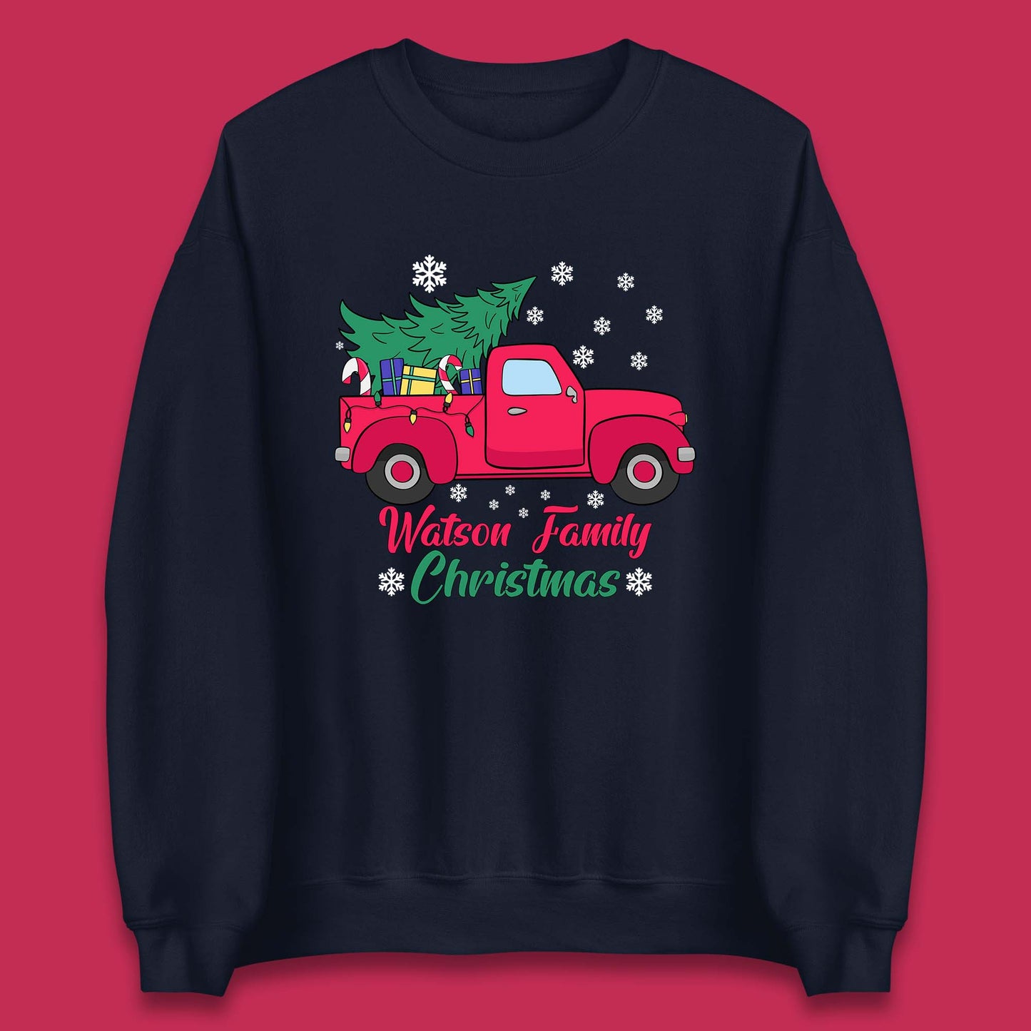 personalised christmas sweatshirt