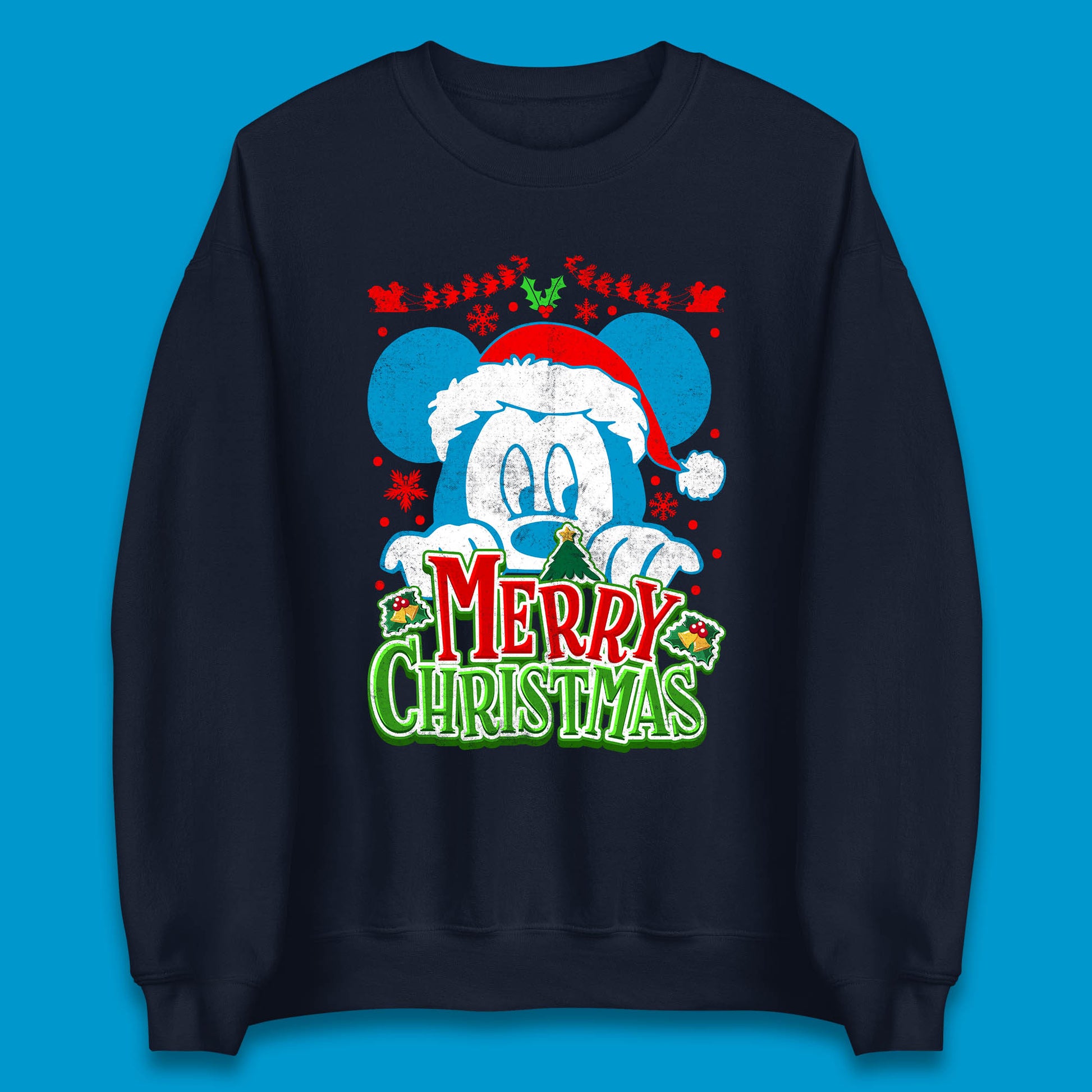 mickey mouse christmas sweatshirt