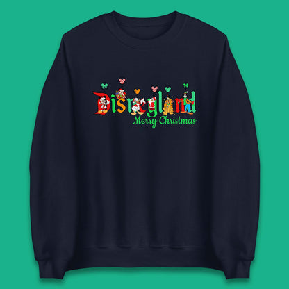 disneyland merry christmas disney mickey and friends sweatshirt