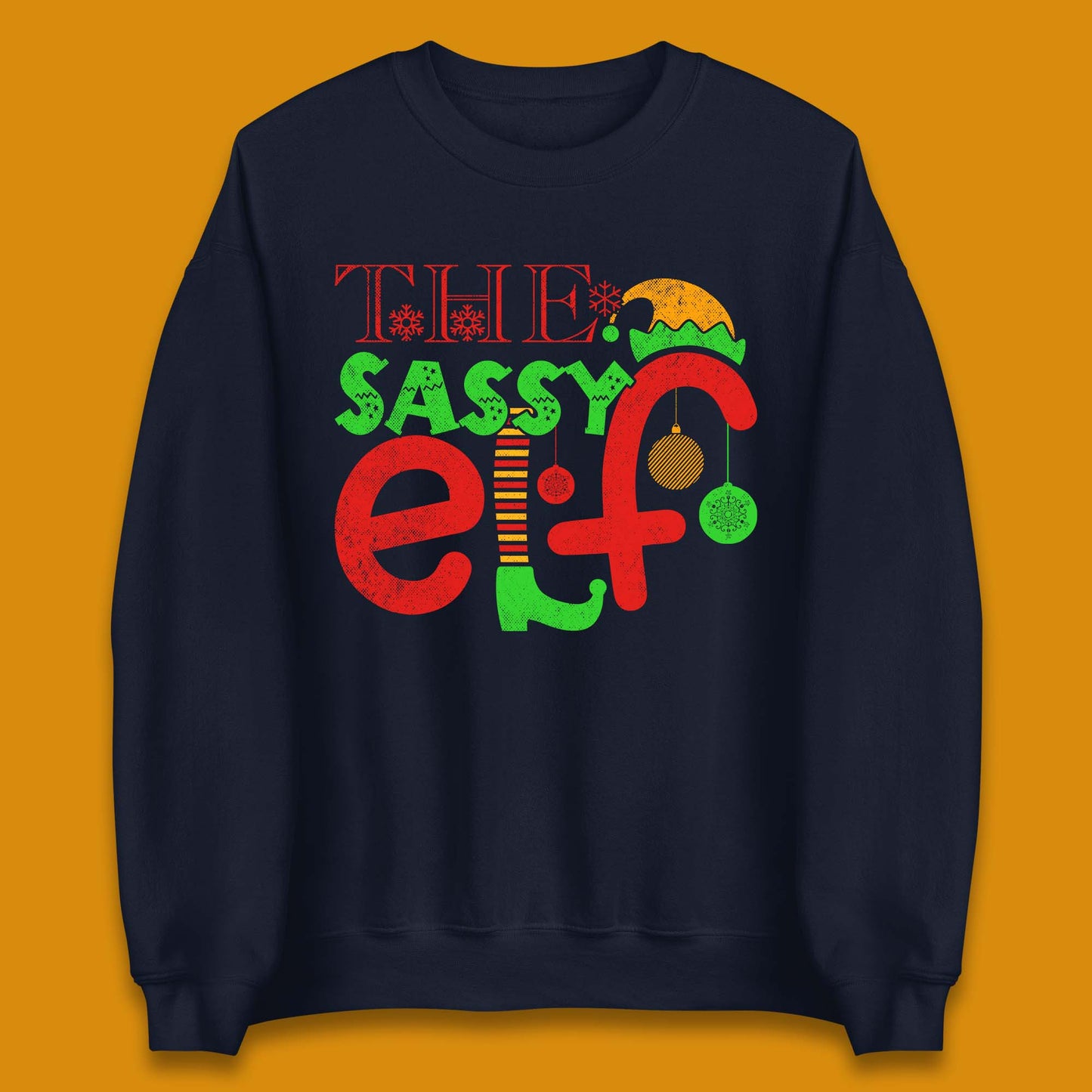 The Sassy Elf Christmas Unisex Sweatshirt