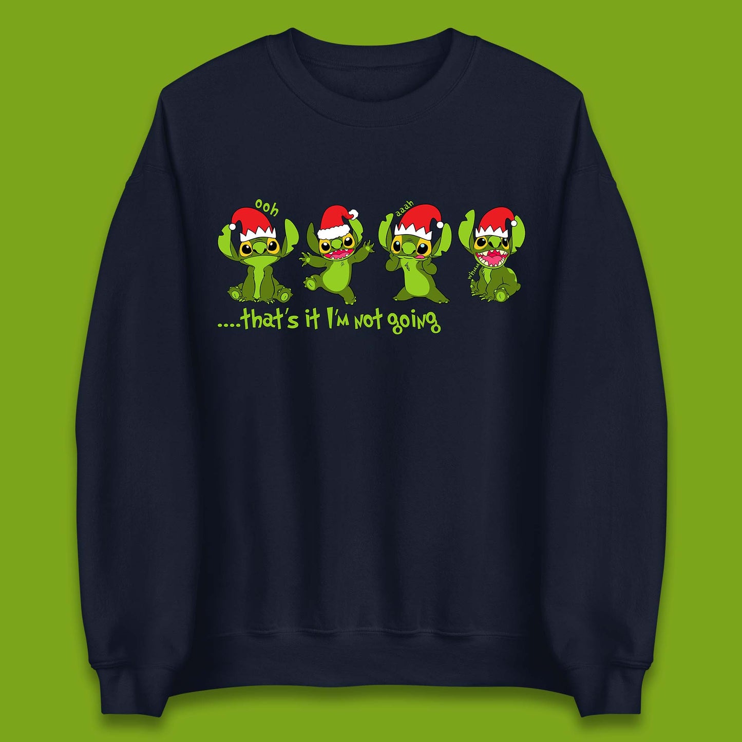 Grinch Stitch Christmas Unisex Sweatshirt