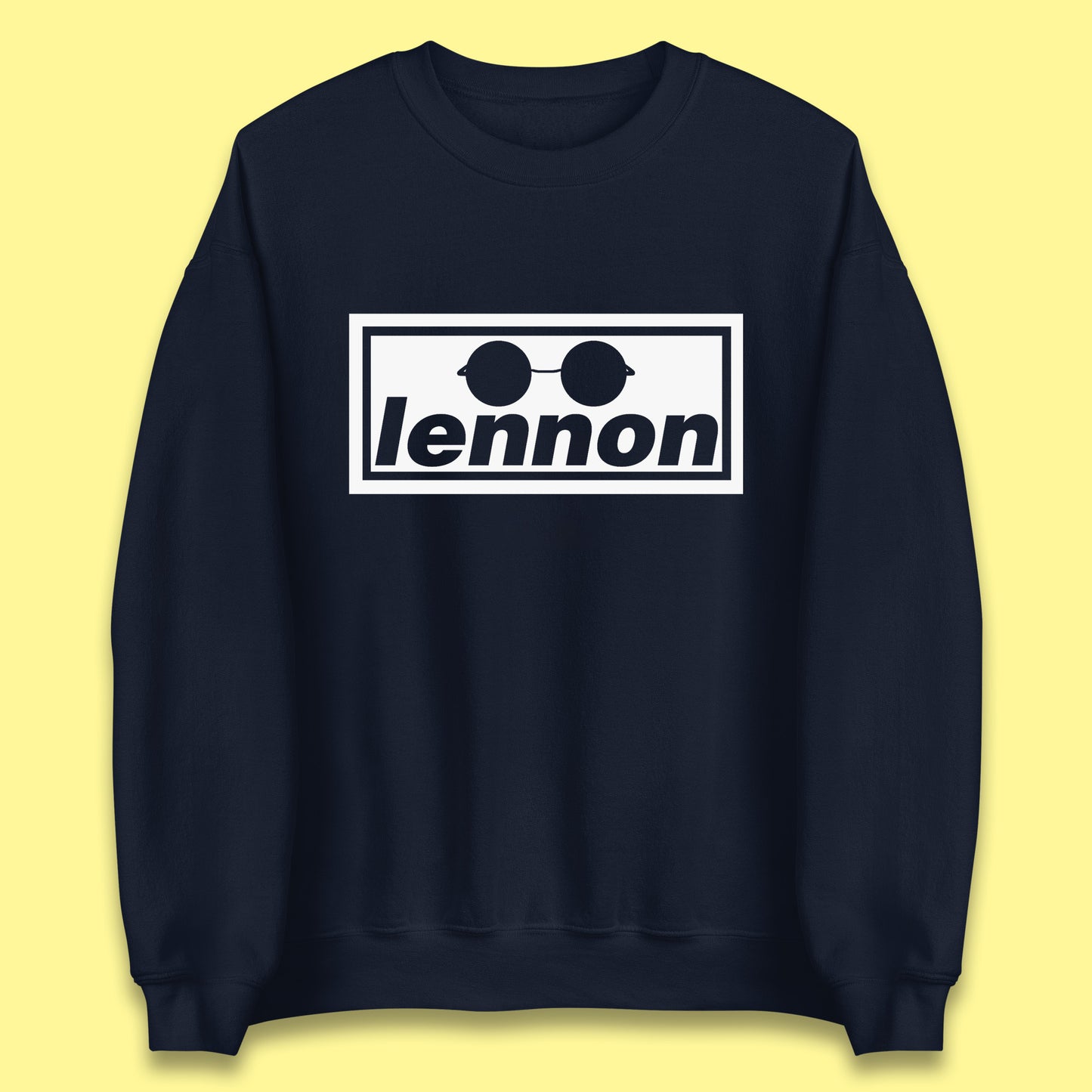 Lennon British Beatles Band John Lennon Singer Songwriter Musician Lennon Glasses Unisex Sweatshirt