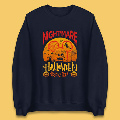 halloween mickey mouse jack skellington sweatshirt