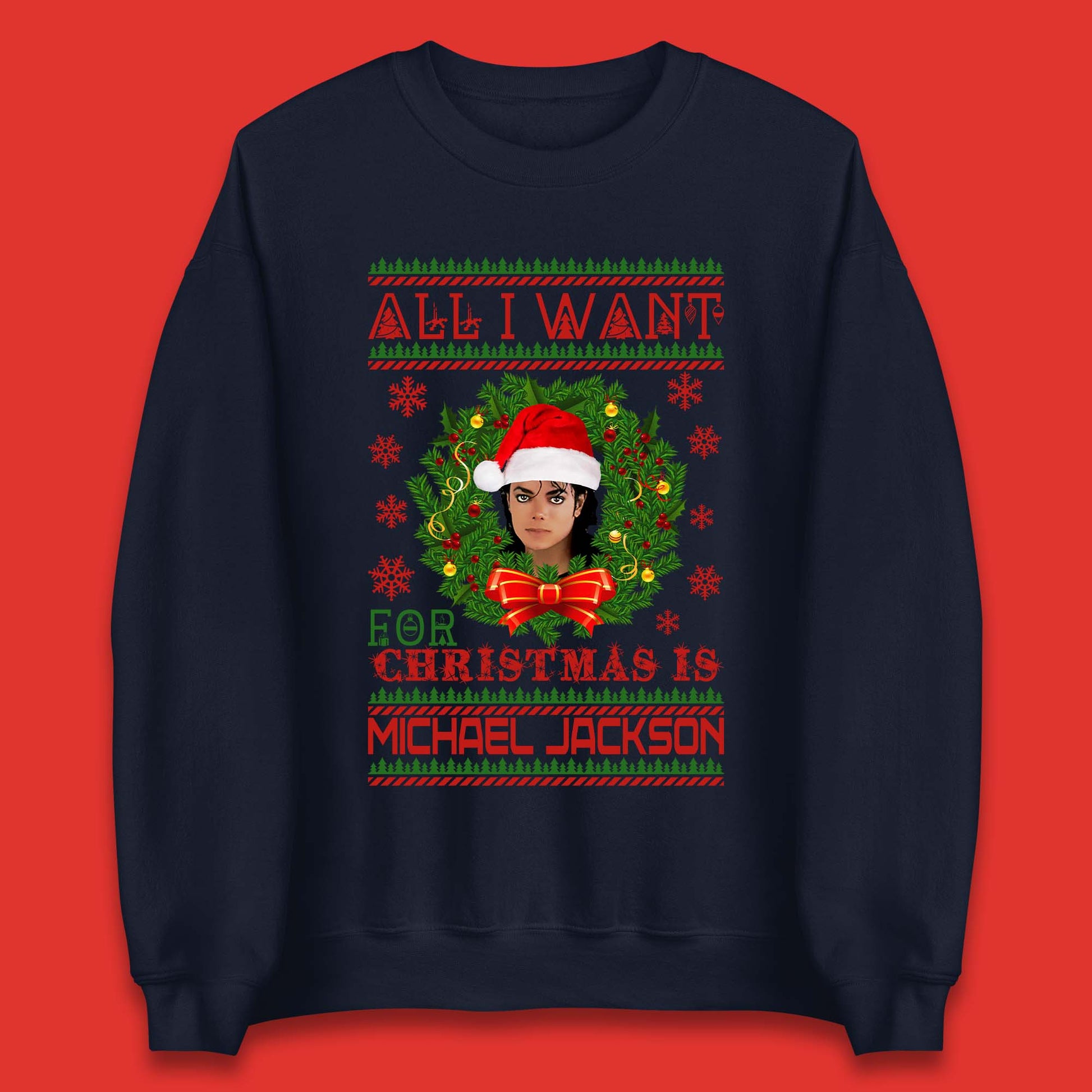 Michael Jackson Christmas Sweater