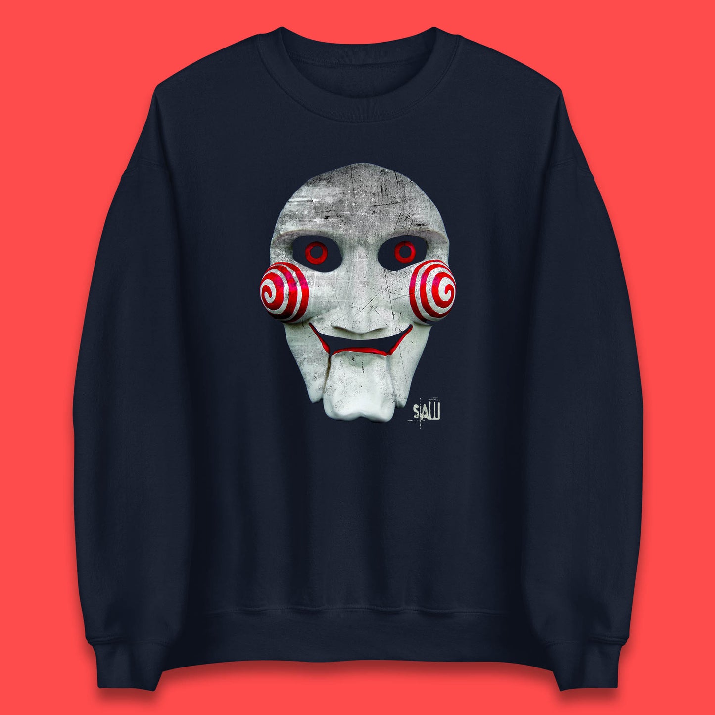 Vintage Saw Jigsaw Halloween Horror Movie Character Halloween Killer Unisex Sweatshirt