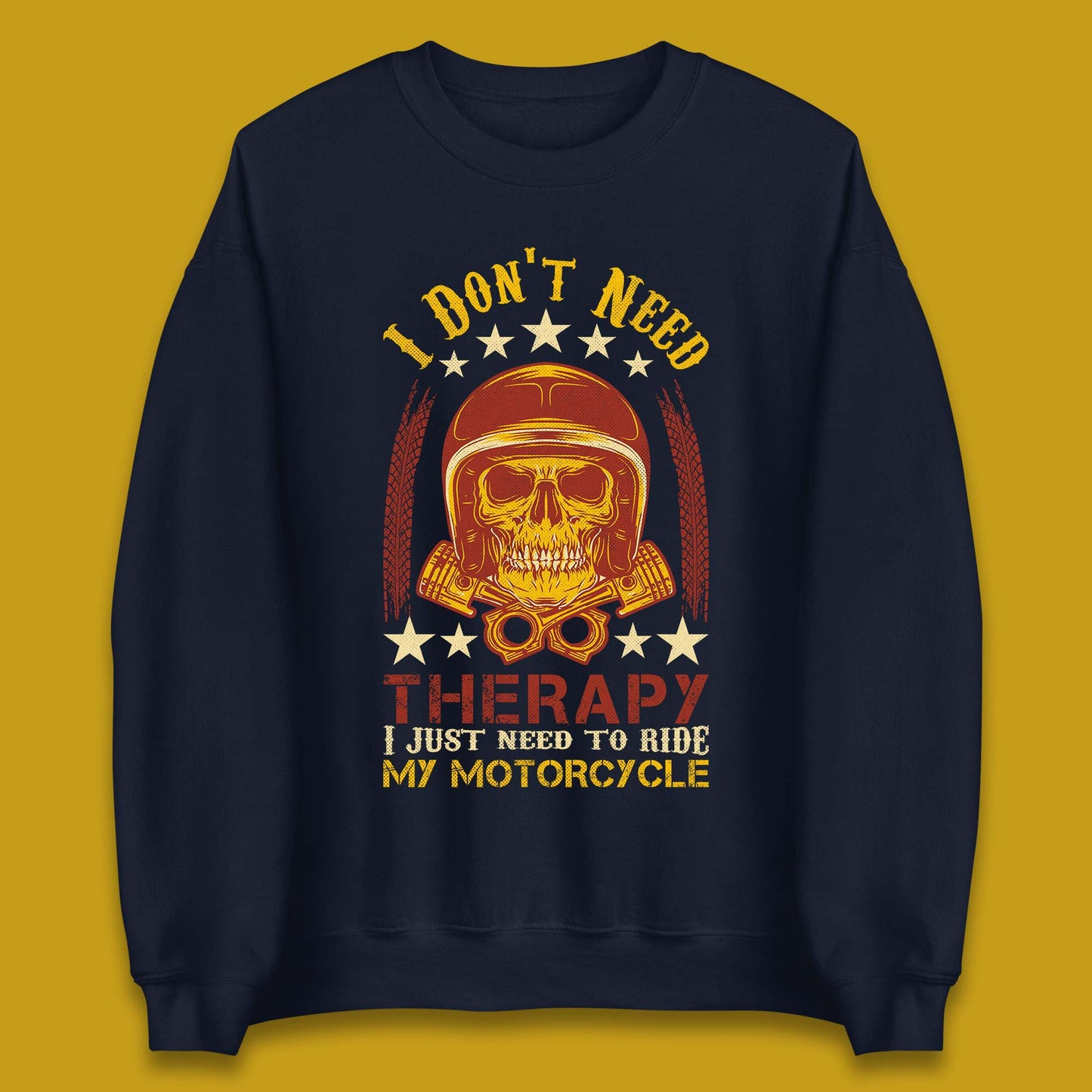 Motorcycle Therapy Unisex Sweatshirt