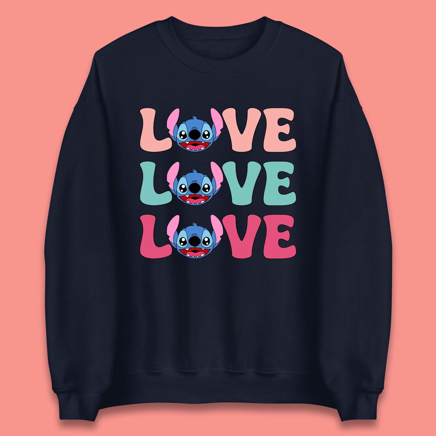 Stitch Love Valentines Unisex Sweatshirt