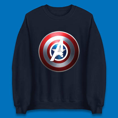 Captain America's Shield Marvel Avengers Captain America Cosplay The Captain Steven Rogers Unisex Sweatshirt