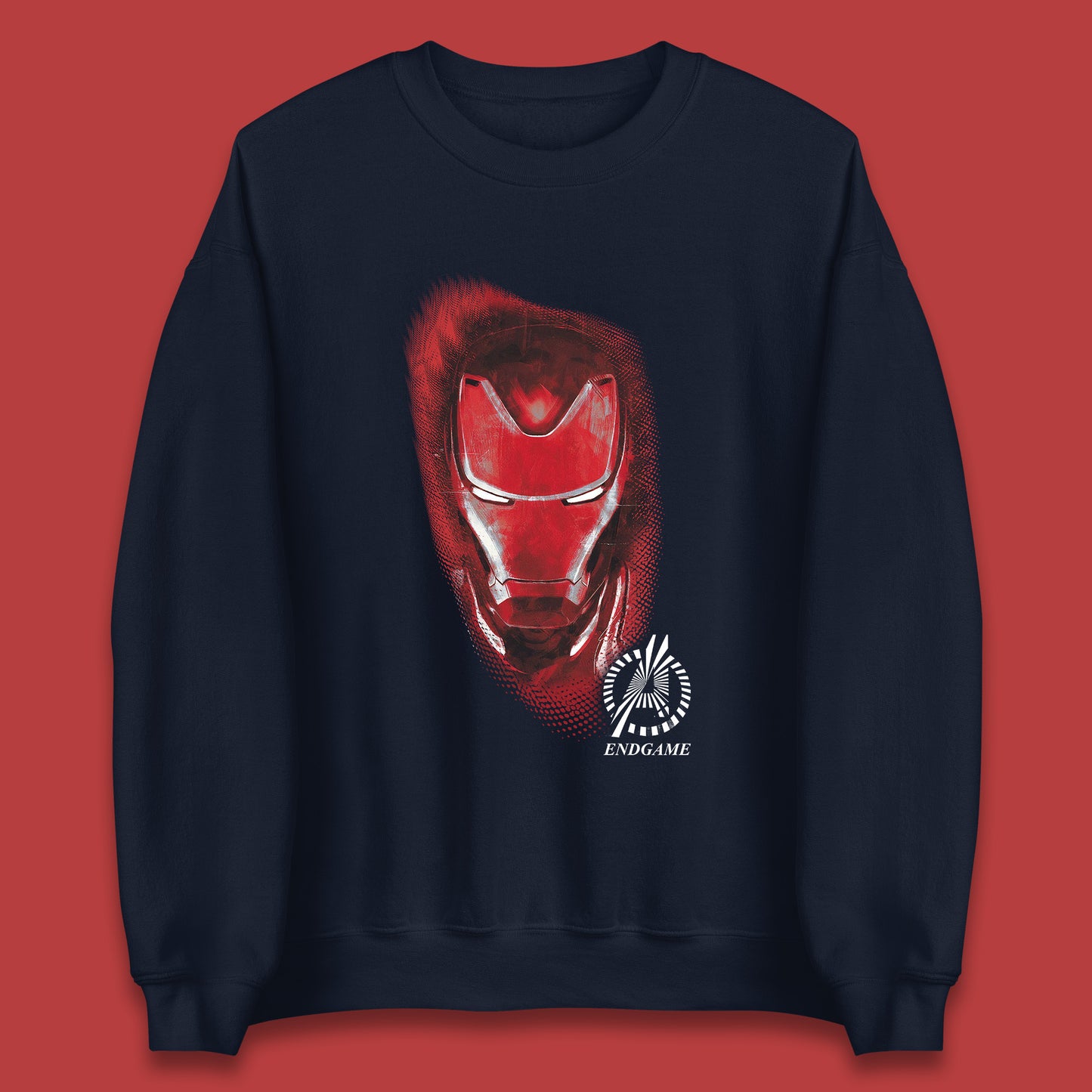 Marvel Avengers Iron Man Portrait Superhero Avengers Endgame Comic Book Character Iron-Man Marvel Comics Unisex Sweatshirt