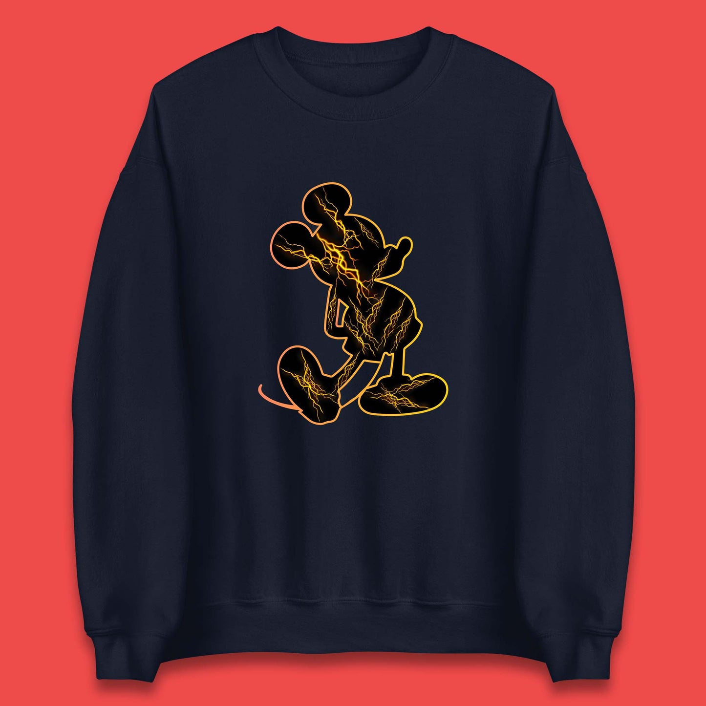 Disney Classic Mickey Mouse Pose Disney Retro Cartoon Character Disneyland Holiday Vacation Unisex Sweatshirt