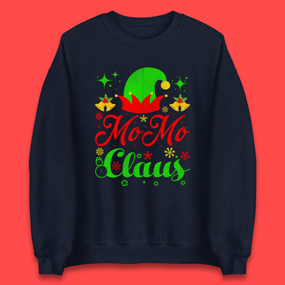 christmas momo claus elf hat sweatshirt