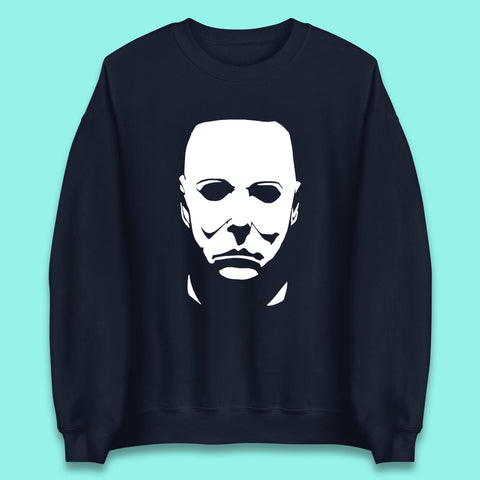 Michael Myers Face Mask Halloween Michael Myers Horror Movie Character Unisex Sweatshirt