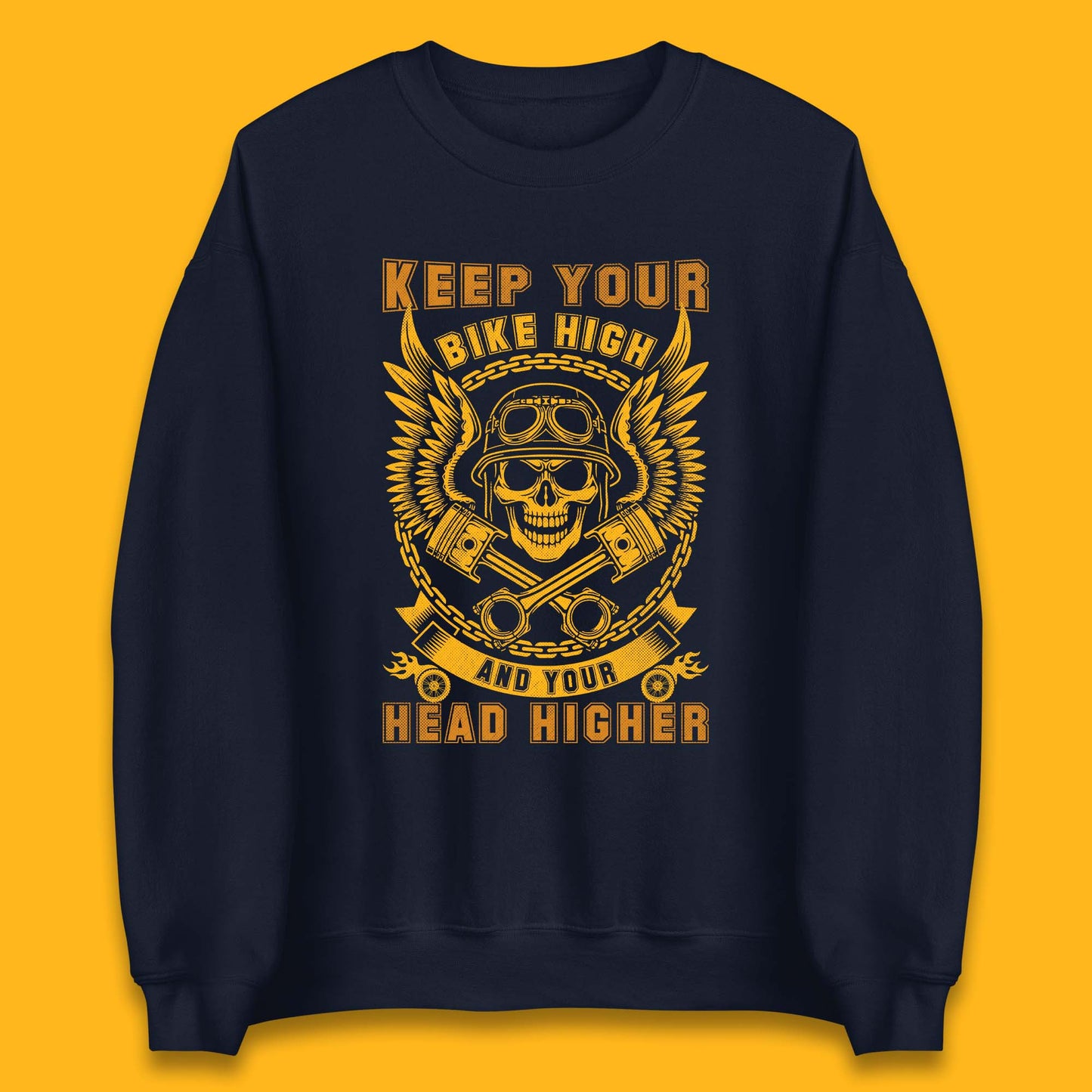 Keep Your Bike High Unisex Sweatshirt