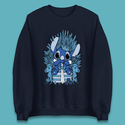 Disney Stitch Game Of Thrones Movie Parody The Throne Lilo And Stitch Unisex Sweatshirt