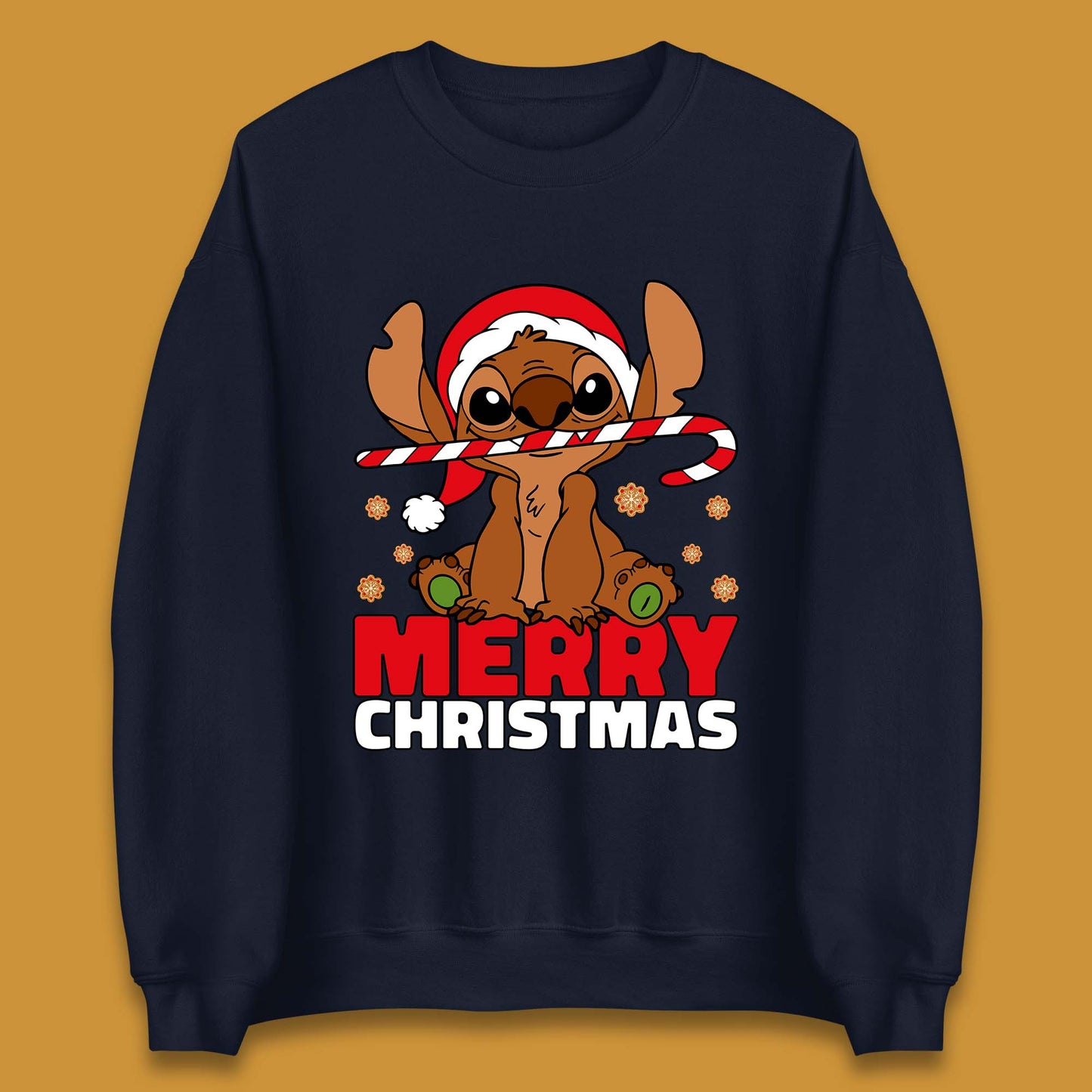 Gingerbread Stitch Christmas Unisex Sweatshirt