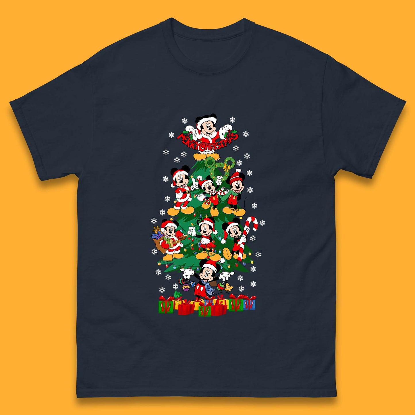 mickey mouse christmas tee